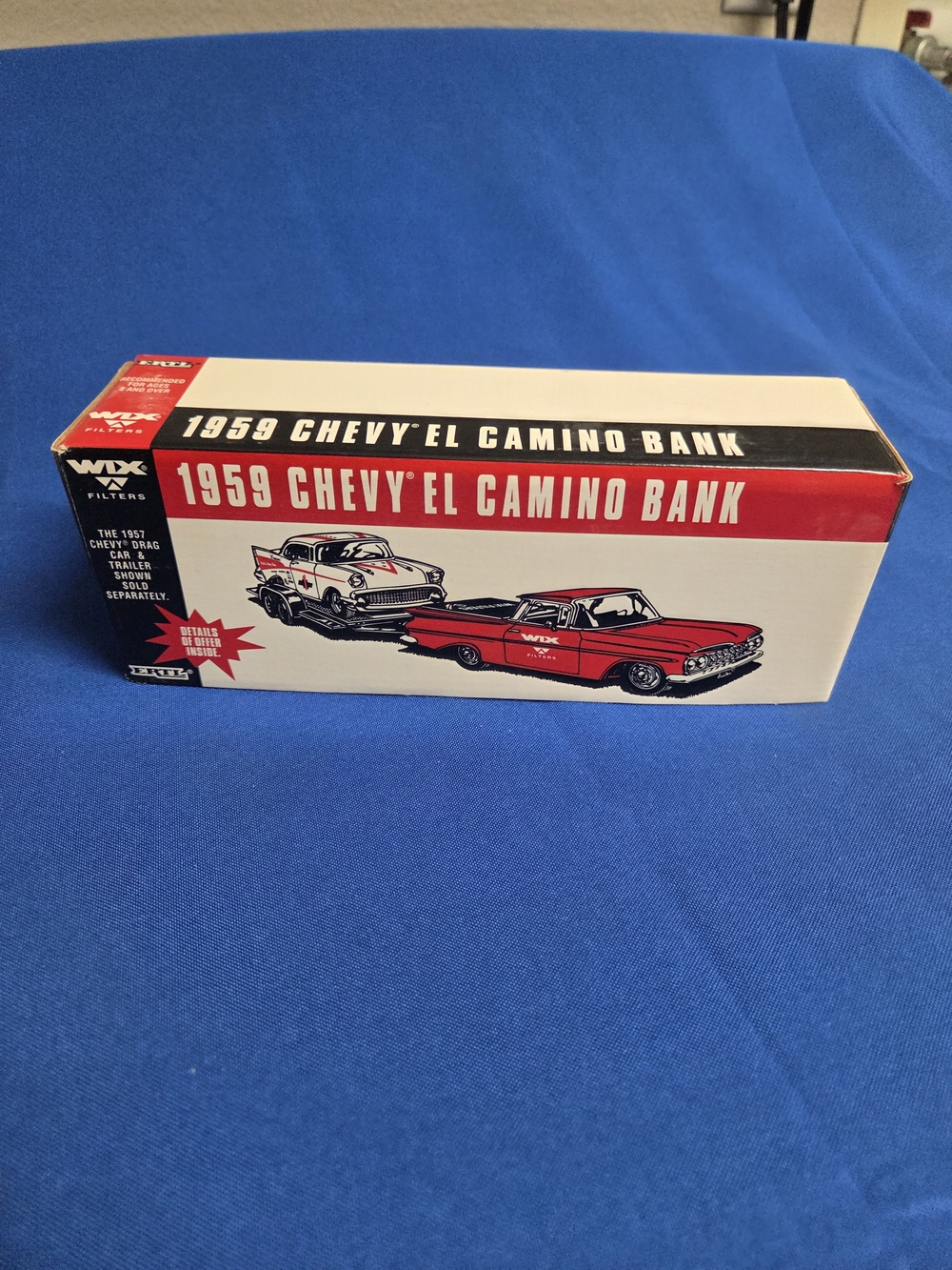 Vintage 1994-ERTL 1959 Chevrolet El Camino Die-Cast Metal Bank Wix Filters 2524.